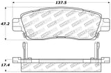 StopTech Sport Brake Pads w/Shims and Hardware - Rear - 309.08830