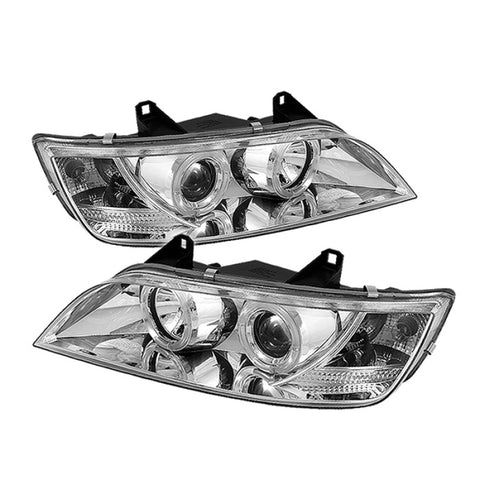 Spyder BMW Z3 96-02 Projector Headlights LED Halo Chrome High H1 Low H1 PRO-YD-BMWZ396-HL-C - 5009098