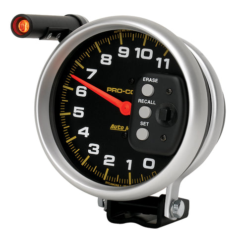 Autometer 5 inch 11000 RPM Single Range w/ Pro-Comp 2 & Memory Tachometer - 6857