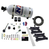 Nitrous Express Dual/4150/Alcohol Nitrous Kit (50-300HP) w/10lb Bottle - 30245-10