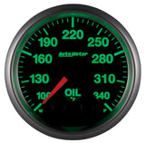 Autometer Elite 52mm 100-340 Deg F Oil Temp Peak & Warn w/ Electronic Control Gauge - 5640