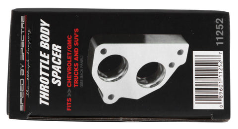 Spectre 86-95 GM 4.3L/5.0L/5.7L Throttle Body Injection Spacer - 11252