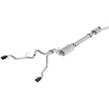 Ford Racing 2017 F150 Raptor 3.5L Sport Cat-Back Exhaust System Dual Rear Exit w/ Black Tips - M-5200-F15RSB