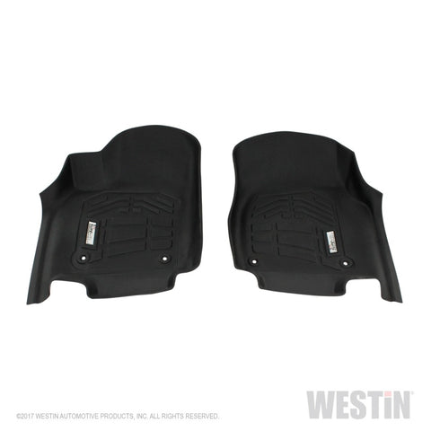 Westin 2013-2018 Dodge/Jeep Durango Wade Sure-Fit Floor Liners Front - Black - 72-110094