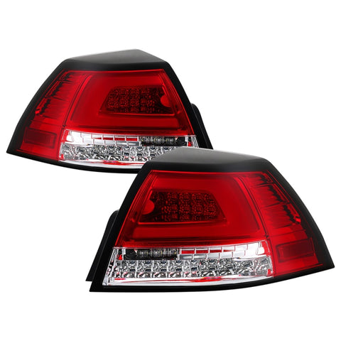 Spyder Pontiac G8 08-09 Version 2 Light Bar LED Tail Lights - Red Clear- ALT-YD-PG808V2-LB-RC - 5086075