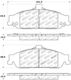 StopTech Sport Brake Pads w/Shims and Hardware - Rear - 309.07270