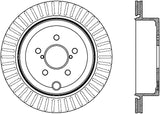 StopTech Power Slot 13 Scion FR-S / 13 Subaru BRZ Rear Right Cryo Slotted Rotor - 126.47031CSR