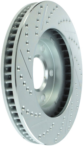 StopTech Select Sport 98-02 Chevrolet Camaro / Pontiac Firebird Slotted and Drilled Left Front Rotor - 227.62055L