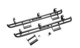 N-Fab RKR Step System 2021 Ford Bronco 4 Door - Tex. Black - 1.75in - F214BRKRS4