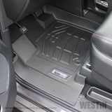 Westin 2012-2017 Dodge/Chrysler/Volkswagen Grand Caravan Wade Sure-Fit Floor Liners Front - Black - 72-110090