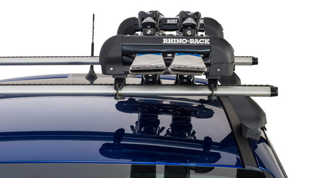 Rhino-Rack Universal Ski Carrier - Fits 2 Pairs of Skis - Black - 572