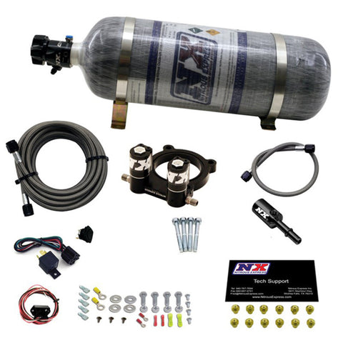 Nitrous Express Ford 2.3L Ecoboost Nitrous Plate Kit w/12lb Bottle - 20954-12