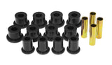 Prothane 89-99 Toyota Truck 4wd Rear Spring & Shackle Bushings - Black - 18-1006-BL