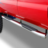 Go Rhino 15-19 Chevrolet/GMC Silverado/Sierra 2500/3500HD CC Diesel 415 Series SideSteps - Polished - 67051PS