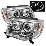 Spyder Toyota Tacoma 05-11 Projector Headlights LED Halo LED Chrome High H1 Low H1 PRO-YD-TT05-HL-C - 5011923