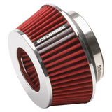 Edelbrock Air Filter Pro-Flo Series Conical 3 7In Tall Red/Chrome - 43611