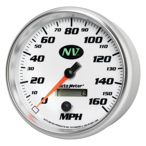 AutoMeter Gauge Speedometer 5in. 160MPH Elec. Programmable NV - 7489