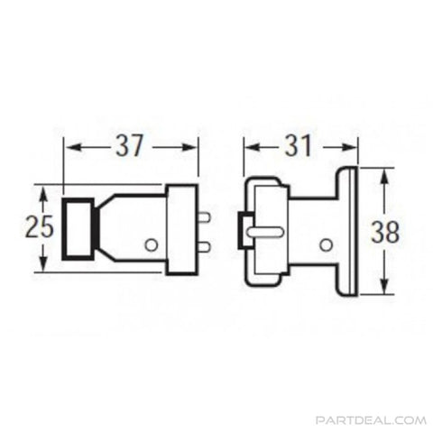 Hella Plug / Socket 3Pole - 002807801