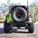 Westin 07-18 Jeep Wrangler JK WJ2 Rear Bumper - Textured Black - 59-82005