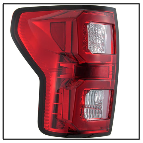 Spyder 07-13 Toyota Tundra V2 Light Bar LED Tail Lights - Red Clear ALT-YD-TTU07V2-LB-RC - 5085450