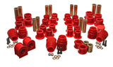 Energy Suspension 00-04 Ford Excursion 4WD Red Hyper-flex Master Bushing Set - 4.18120R