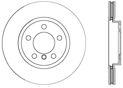 StopTech Drilled Sport Brake Rotor - 128.34138L