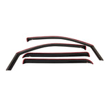 Westin 02-06 Cadillac/Chevy/GMC Escalade ESV/EXT/Avalance Wade In-Channel Wind Deflector 4pc - Smoke - 72-39497
