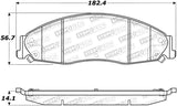 StopTech Street Brake Pads - 308.09210