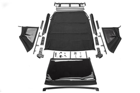 Rampage 2021-2023 Ford Bronco Frameless Trail Top 4-Door - Black - 139135