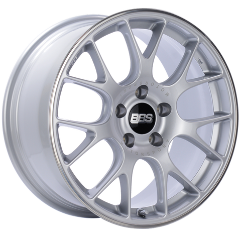 BBS CH-R 18x9 5x120 ET44 Brilliant Silver Polished Rim Protector Wheel -82mm PFS/Clip Required - CH133SPO