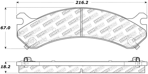 StopTech Street Select Brake Pads - Front/Rear - 305.07840