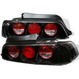 Spyder Honda Prelude 97-01 Euro Style Tail Lights Black ALT-YD-HP97-BK - 5005274