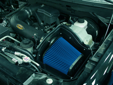 Airaid 09-10 Ford F-150/ 07-13 Expedition 5.4L CAD Intake System w/ Tube (Dry / Blue Media) - 403-231