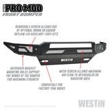 Westin 16-19 Chevy/GMC  Silverado/Sierra 1500 Pro-Mod Front Bumper - 58-41005