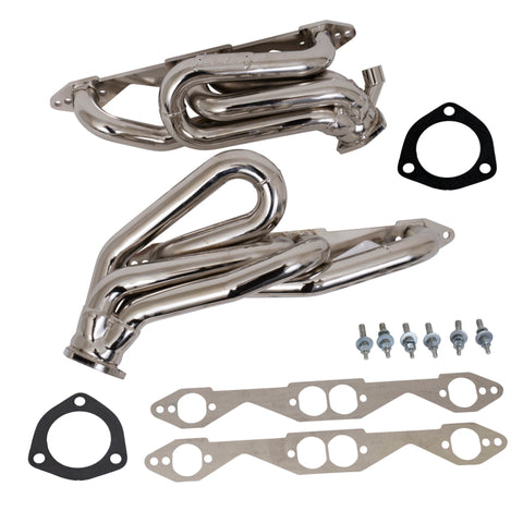 BBK 96-98 GM Truck SUV 5.0 5.7 Shorty Tuned Length Exhaust Headers - 1-5/8 Titanium Ceramic - 4007