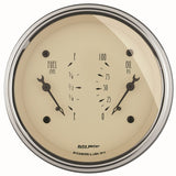 AutoMeter Antique Beige Oil/Fuel Dual Gauge - 1813