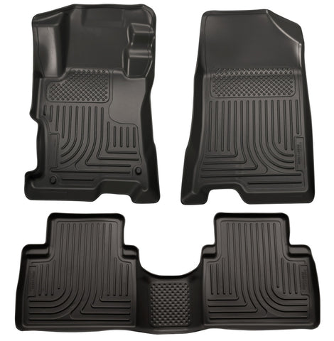 Husky Liners 13 Subaru Legacy/Outback WeatherBeater Front & 2nd Seat Black Floor Liners - 99841