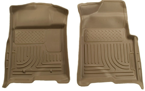 Husky Liners 09-12 Ford F-150 Regular/Super/Super Crew Cab WeatherBeater Tan Floor Liners - 18333