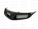 Seibon 06-10 Honda Civic 4Dr JDM / Acura CSX MG-Style Carbon Fiber Grill - FG0608HDCV4J-MG