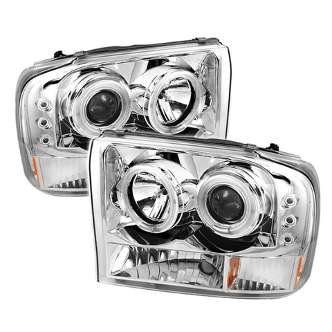 Spyder Ford F250 Super Duty 99-04 Projector Version 2 LED Halo LED Chrm PRO-YD-FF25099-1P-G2-C - 5010360