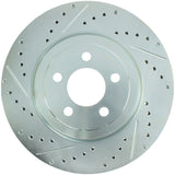 StopTech Select Sport 10-14 Dodge Challenger Drilled and Slotted Front Right Brake Rotor - 227.63061R