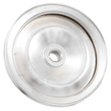 Spectre GM (w/Keyway Style Pump Through 1984) Single Power Steering Pulley 5-3/4in. Dia. - Chrome - 44851