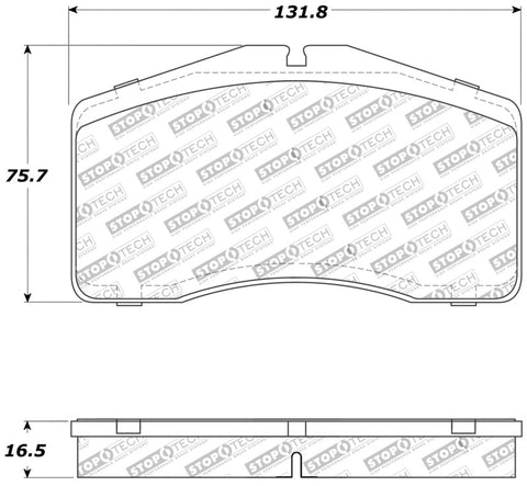 StopTech Performance 92-98 Porsche 911 Front Brake Pads - 309.05940