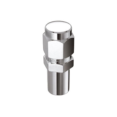 McGard Hex Lug Nut (Long Shank - 1in. / Duplex) 1/2-20 / 7/8 Hex / 2.425in. Length (8-Pack) - Chrome - 62820