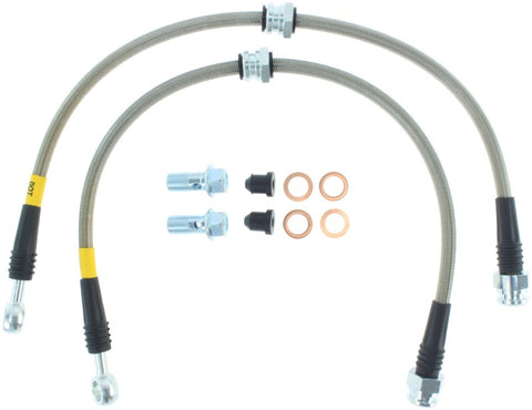 StopTech Stainless Steel Front Brake lines for 99-03 Mazda Protege - 950.45002