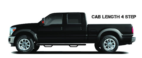 N-Fab Nerf Step 05-15 Toyota Tacoma Double Cab - Tex. Black - W2W - 2in - T0678CC-TX