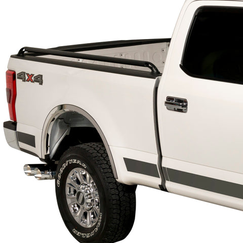 Putco 17-20 Ford SuperDuty - 6.5ft Bed Locker Side Rails - Black Powder Coated - 88871