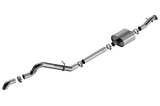 Borla 21-22 Ford Bronco 2.3L 2DR/4DR T-304 Stainless Steel Cat-Back Touring Exhaust - Brushed - 140897