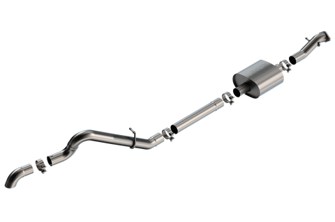 Borla 21-22 Ford Bronco 2.3L 2DR/4DR T-304 Stainless Steel Cat-Back Touring Exhaust - Brushed - 140897