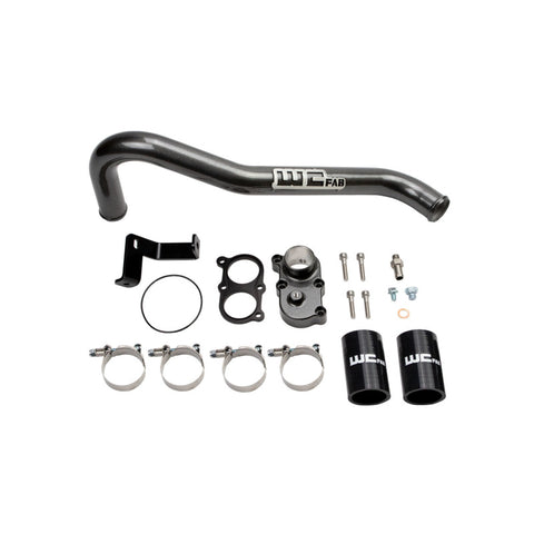 Wehrli 06-10 Duramax LBZ/LMM Thermostat Housing Kit - Semi-Gloss Black - WCF100420-SGB